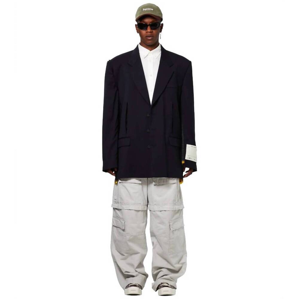 NEW OFF-WHITE sport coat blazer in navy